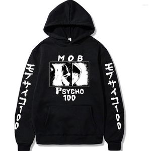 Erkek Hoodies Anime Mob Psycho 100 Erkek Kadın Kısa Kollu Sweatshirt Takip Terzini ve