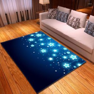 Mattor europeiska stjärntryck moderna för vardagsrum sovrum sovrum filt area matta mjuk antislip hall floormat heminredning