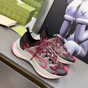 2022 Nya Flying Woven Jersey Ladies Sneakers Flat Lace-Up Socks Pappa par Casual Running Shoes Asdasdadawsd