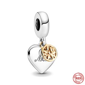 Charms 925 Sterling Silber Dangle Charme Frauen Perlen Hochwertige Schmuckgeschenkgeschenk Großhandel Familien Osterei und Motorräder Perlen Pass Pandor