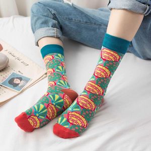 Men's Socks Vintage Aesthetic Funny Fashion Design Print Cotton Mens Plaid Colorful Casual Dress Long Tube Crew For Man