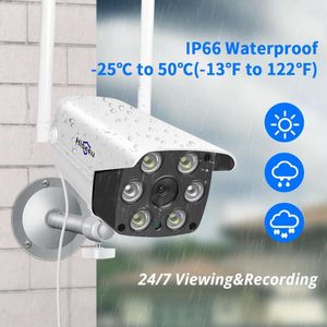 Hiseeu 3MP 5MP IP Camera WIFI Wireless Security Stairwells Corridor Farms Surveillance Outdoor Waterproof