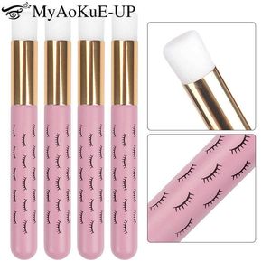 Make-up-Pinsel, 10 Wimpern-Reinigungsbürste, Wimpernverlängerung, Shampoo-Applikator, Augenbrauen-Nasen-Bürste, Waschflasche, Hautpflege, Make-up-Werkzeug, sauberes Zubehör