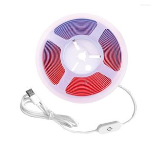 Remsor Dimble Cob LED Strip DC5V USB Powered Light Tape 320LEDS/M Soft Lighting Warm White Blue Red Green Touch Dimmer