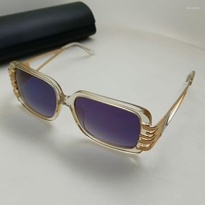 Okulary przeciwsłoneczne ponadgabarytowe kobiety mężczyźni moda super szerokie złote lustro nogi okulary przeciwsłoneczne dla odcieni marki
