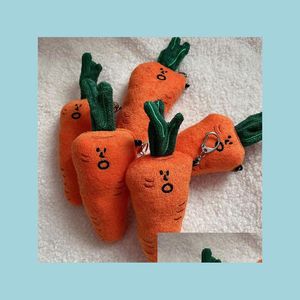 Decorative Objects Figurines Ins Cute Ugly Plush Bag Pendant Creative Onion Carrot Doll Keychain Couple Gift Drop Delivery 2021 Home Dhkgu