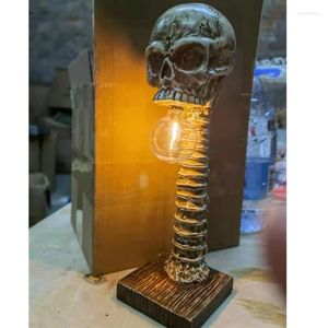 Table Lamps Homhi Skeleton Halloween Ornaments Resin Crafts HOME DECOR LIGHT LED Gift Decoration Desk Lamp HTL-079