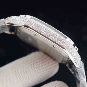 20232022ダイヤモンドメンズウォッチ自動メカニカルサファイアウォッチ40mm Busins Wristwatch Stainls Steel Belt Montre de Luxe Gifts