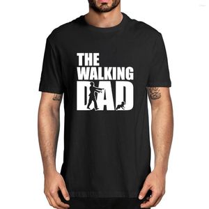 Men's T Shirts The Walking Dad Camisetas Hombre Summer Men's Cotton Novelty T-Shirt Unisex Humor Funny Women Soft Tee Father's Day