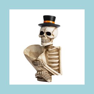 Сумки для карандашей Skl Pen Pencil Holder Skeleton Flower Tube Ключ макияж щетка домашний офис Стоимость поставок Организатор доставка 2021 Школа DHC5G