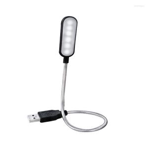 Nocne światła W Mini przenośne laptopy USB LED LED Lampka biurka do zasilania Bank Camping PC Oświetlenie