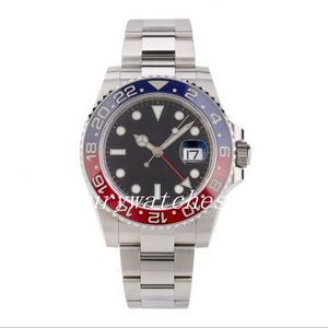 Luksusowy Super V5 Mens Watch 40 mm Five Star 2022 Blue Red Rezel Automatyczny ruch mechaniczny ze stali nierdzewnej szafir szafa