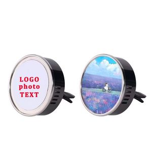 Sublimation Auto Airshener Vent Clip Sublimation Auto Auspuff Aroma Karten Wärmeübertragung Weiß Blank Auto Aromatherapie Clip