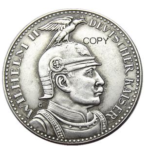 Prussia alemão s 5 Mark 1913 Prova Padrão de artesanato Wilhelm II Prazado de prata/Coping Copination Coin Dies Manufacturing Factory Factory Preço