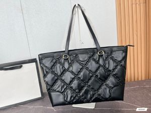 Bolsa de ombro de designer Processo de grava￧￣o feminino Bag de bolsa de compras ￩ port￡til