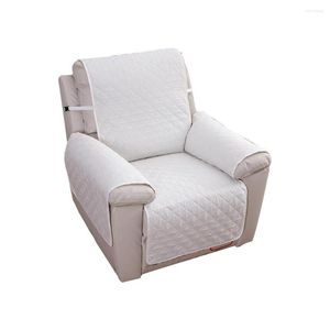 Chair Covers 55x196cm Single Sofa Cover Four Seasons Universal Pet Integrated Cushion Solid Color Chenille Lazy Sand Proof Cloth
