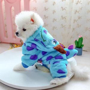 Dog Apparel Clothes Puppy Bubble Dragon Transformation Thicken Jacket Fit Cat Winter Pet Cute Costume Warm Hoodie Coat