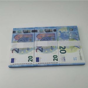 Parti Malzemeleri Film Para Banknotu 5 10 20 50 Dolar Euro Gerçekçi Oyuncak Bar Props Kopya Para Birimi Fauxbillets 100 PCS Paket Yüksek Kalitewwxi