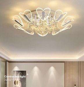 Hyundai K9 Crystal Ceiling Light Chandeliers Luxury Bedroom Dining Room Indoor Chandelier Simple Heart-Shaped Decorative