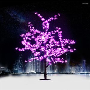 Decorações de Natal Luz de Led Cherry Blossom Tree Light 1,5m 1,8m Lâmpada Lâmpada Lâmpada ao ar livre para casamento Deco