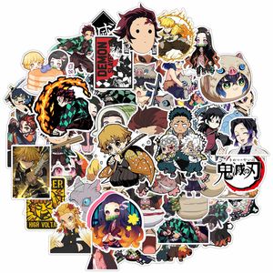 50PCS Demon Slayer Stickers for Kids Teens Adults Waterproof Vinyl Manga Anime Sticker Pack for Water Bottle Computer Laptop Phone Case Skateboard