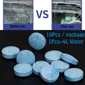 Wholesale Car Cleaning Effervescent Tablets Windshield Ultra-clear Wiper Glass Cleaning detergent Universal Home Window Solid Cleaner