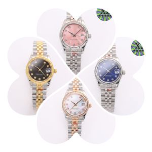 Montre DE Luxe babysbreath orologio con diamanti 31mm NH05 movimento meccanico automatico cassa in acciaio Orologi da donna orologi da polso