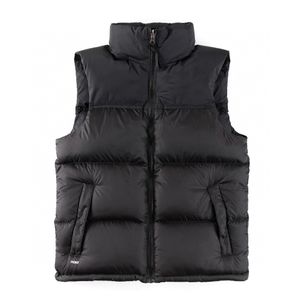 Full Zip Down Black Puffer Gilet Vest Coat Jacket Bodywarmer Winter Outwear Women Men size S-xxl