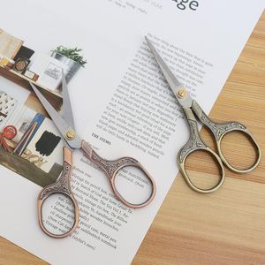 A￧o inoxid￡vel Vintage Scissors Crewing Fabric Cutter Bordado de tesoura Alfaiate Scissor Ferramentas de tesoura para costura 100