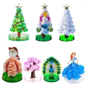 Weihnachtsdekorationen, magischer Baum, magischer wachsender Kristall, Sakura, Mini-Papier, blühendes Weihnachtsgeschenk, Lernspielzeug, DIY-Kind-Spielzeug