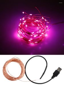 ストリング10m LED DIYバー防水ランプベルク産物舞台ホーン付きハウス紫外線ブラックライトUVストリングUSBクリスマスハロウィーンパーティー