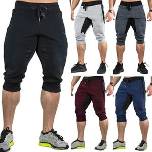 Pantalones cortos para hombres pantalones de moda jogger fitness gimnasios de culturismo para corredores ropa de chándal talla grande xl