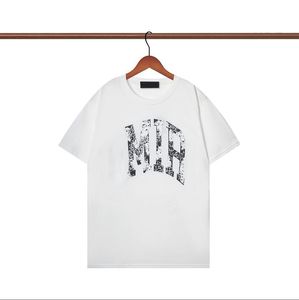 2022-2023 Summer Mens Designer T Shirt Casual Man Tees z literami Drukuj krótkie rękawy