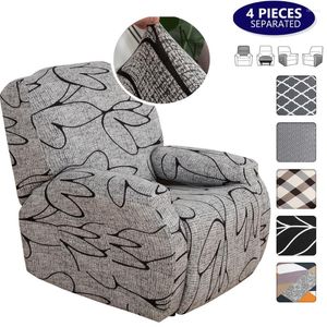 Chair Covers Jacquard Stretch Sofa Cover Recliner Protection Pad Green Waterproof Non-slip Furniture Armchair Home Decor