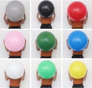 Decoração de festa 1pcs grossa 18 polegadas Balão de látex fosco de grandes dimensões Round Round Balloons Balloons Wedding Birthday Supplies