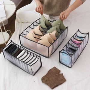 3 pezzi/set biancheria intima reggiseno organizzatore scatola di immagazzinaggio armadio armadio cassetti organizzatori per mutandine calzini rangement
