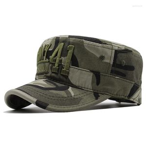 Berretti da uomo tattici mimetici cappelli militari ricamo berretto piatto squadra berretti da baseball maschili forza militare caccia nella giungla per le donne