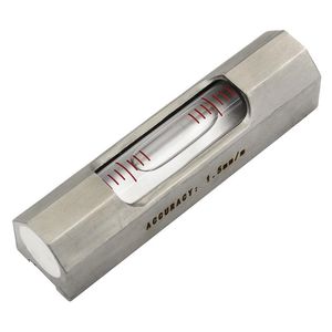 Уровень измерения инструментов Haccury Bar Type Spirit Mini Level Bubble Bubble Nevanless Steel для длина машины 84 мм