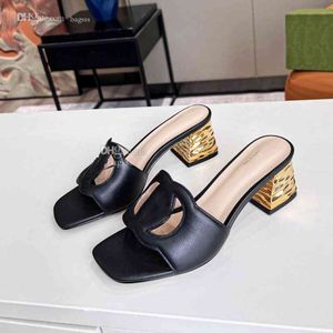 Classic Designer Women Platform Sandals Fashion Slide GGity Slippers Sexy Heels Luxury Leather SDGVD