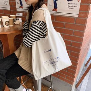 Borse da sera tela giapponese per le donne art design spalla spalla di grande capacità tote casual borsette per borse di borse