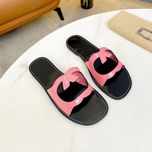 foam runner Flat Slippers for women summer leather beach designer sandals pantoufle large shoes sizes 35-43