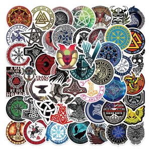 50pcs misteriosos adesivos de totem de totem piratas gradinhos para laptop de bagagem de bagagem diy adesivos de bicicleta de skateboard