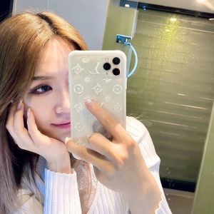 iPhone 14 Pro Max 12 11 XR Clear Flower 패턴 케이스 케이스 디자이너 Phonecase Shock Proof Cover Shell 2022 용 휴대폰 케이스