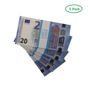 Prop Money Copy Toy Euro Partia Realistyczne fałszywe brytyjskie banknoty Papier Pieniądze Udawaj dwustronne wysokiej jakości1hi2ipzo