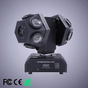 Doppie teste mobili Luci laser 4in1 Rgbw Led 12pcs X10w Stage Disco Arms Spider Led Rotation Dj Beam Light