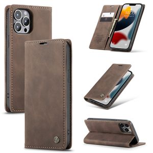 CaseMe Retro-Handyhüllen für iPhone 14 13 12 11 8 7 Plus XS XR SE2 SE 3 Wallet Flip Case Handy-Zubehör