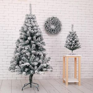 クリスマスデコレーションツリー2メートル2022年の白い人工おもちゃギフトテーブル装飾とアクセサリー