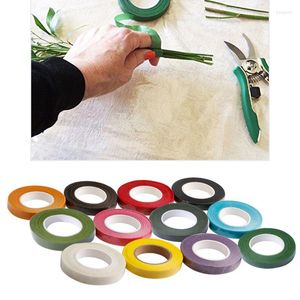 Dekorativa blommor Floral stam Wrap Florist Artificial Flower Metallic Tape Wire Corsage Craft Art