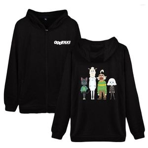 Erkek Hoodies Taksi Zip Sweatshirt Anime Uzun kollu moda kapüşonlu hip-hop fermuar kıyafetleri gündelik kapüşonlu cosplay kıyafetleri