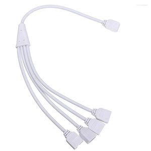 Strips 1 To 2 3 4 Way RGB Led Strip Light Connector Cable Pin Splitter Plug Adapter Wire Accessories